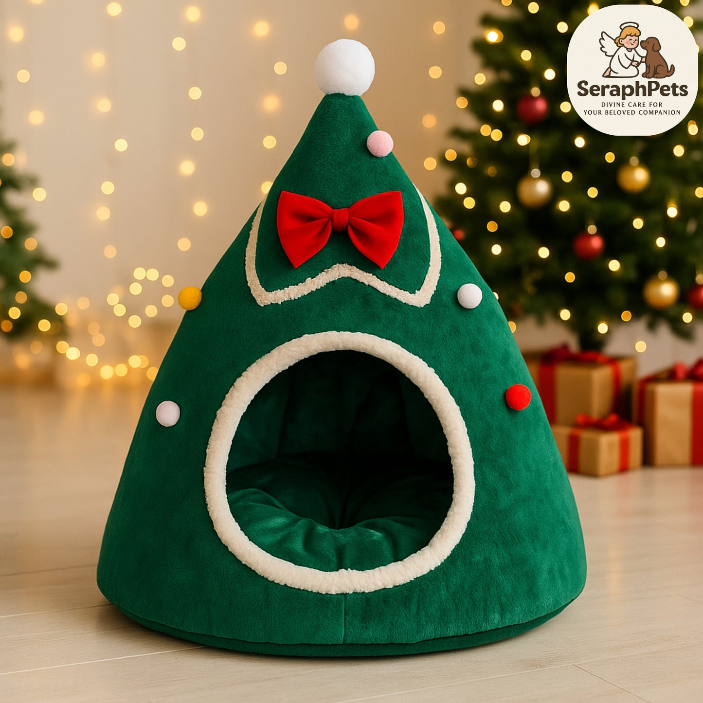 π Christmas Tree Cat Cave
