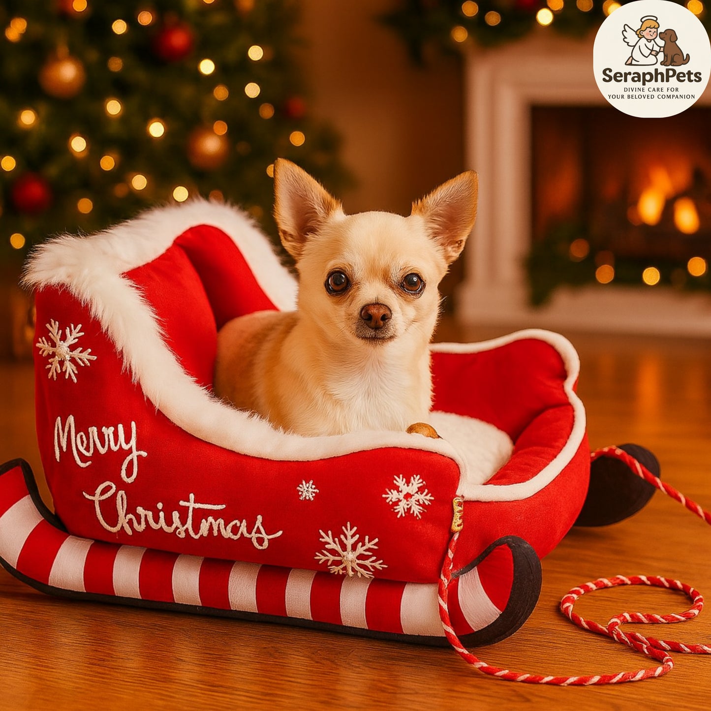 π
 Christmas Deluxe Dog Bed