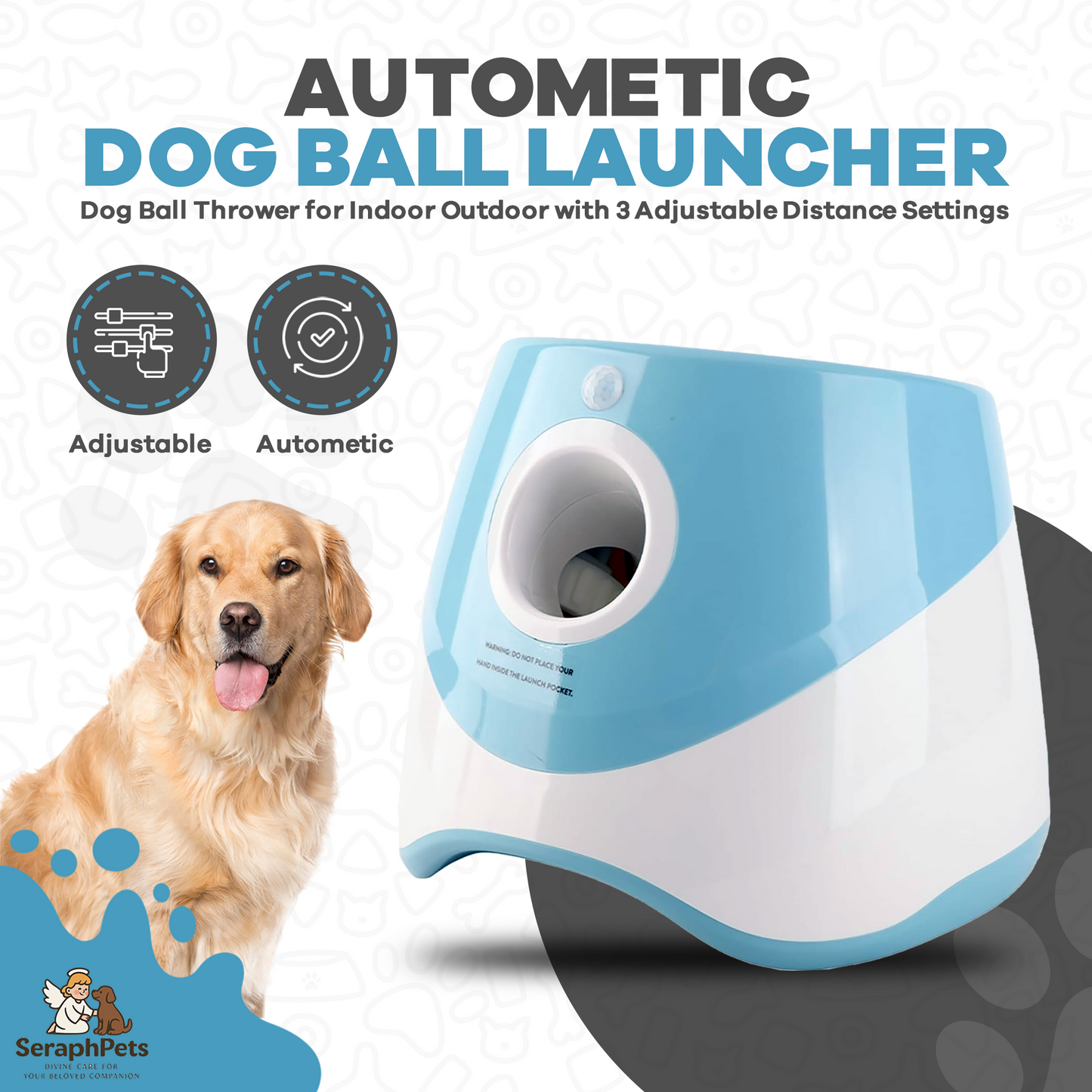 Automatic Dog Tennis Ball Launcher