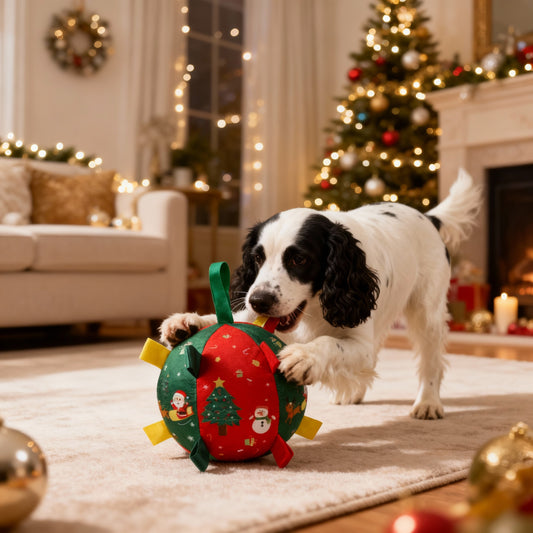 Christmas Dog Toy Balls Anti-Bite Chew Toy