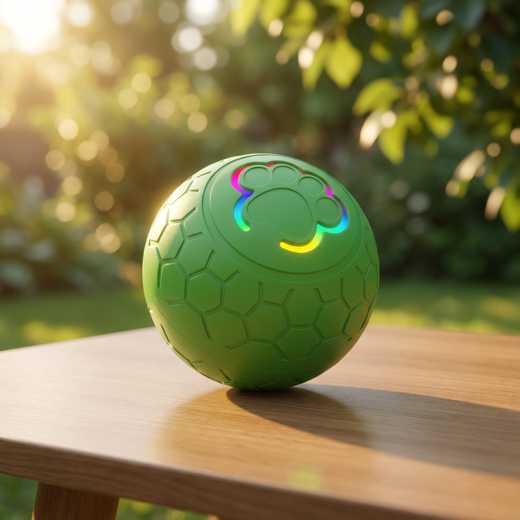 Smart Pet Ball – Interactive LED Toy for Dogs