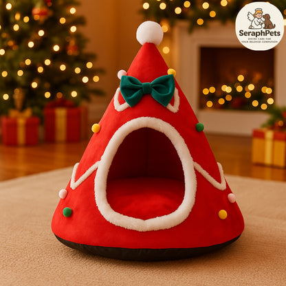 🎄 Christmas Tree Cat Cave