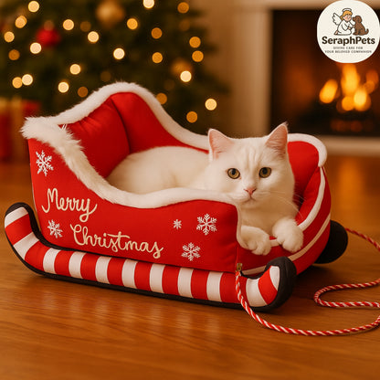 🎅 Christmas Deluxe Dog Bed