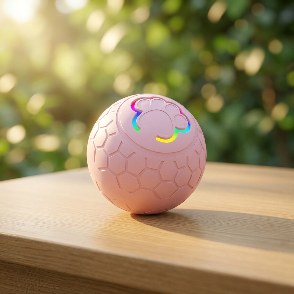 Smart Pet Ball – Interactive LED Toy for Dogs