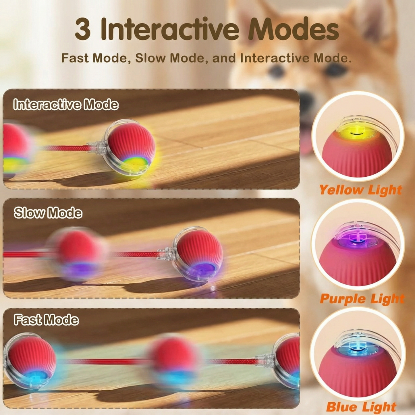 New Dog Interactive Ball Toy