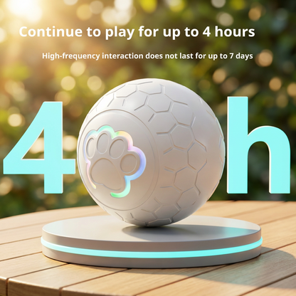 Smart Pet Ball – Interactive LED Toy for Dogs