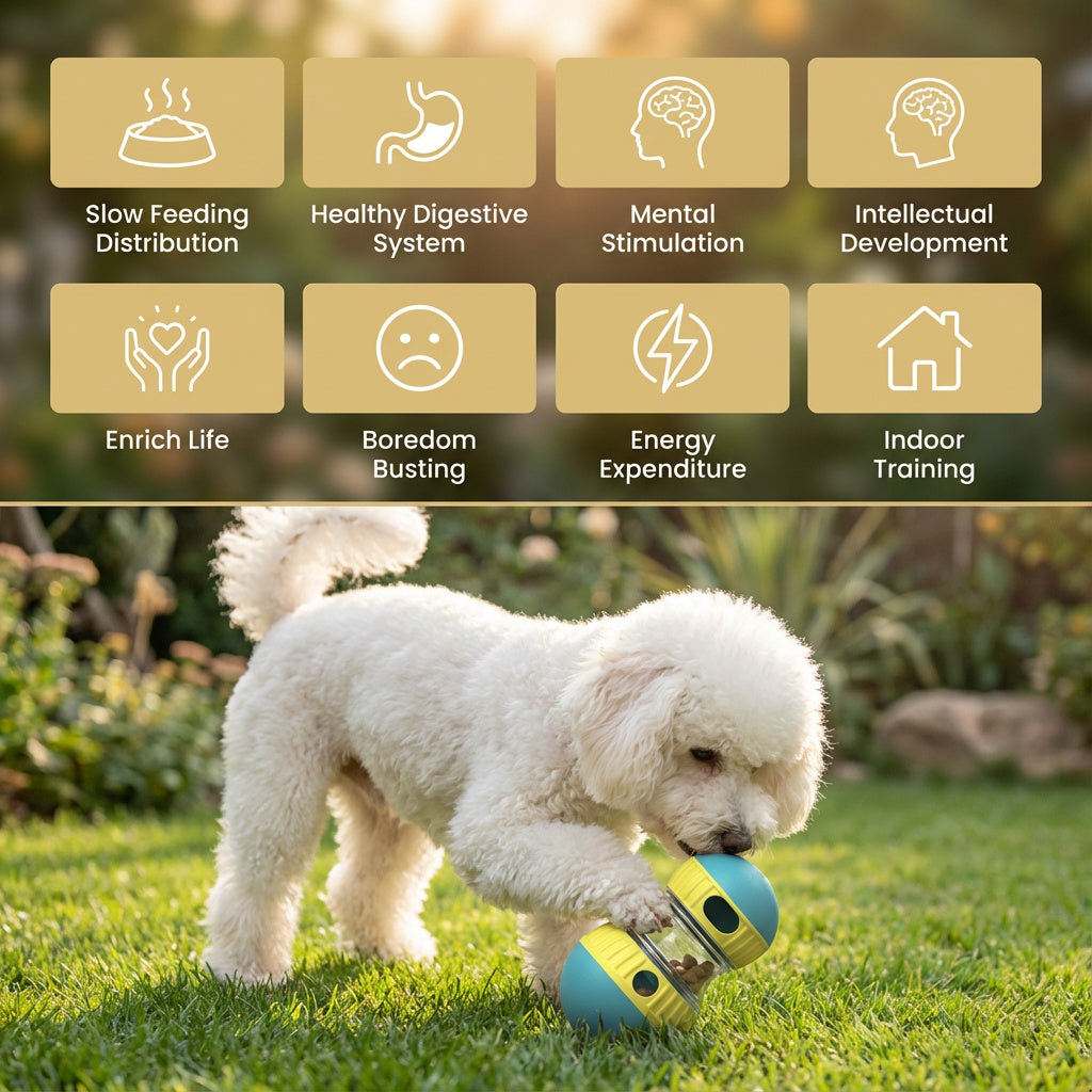 Green IQ Training Toy for Puppies & Small–Large Dogs